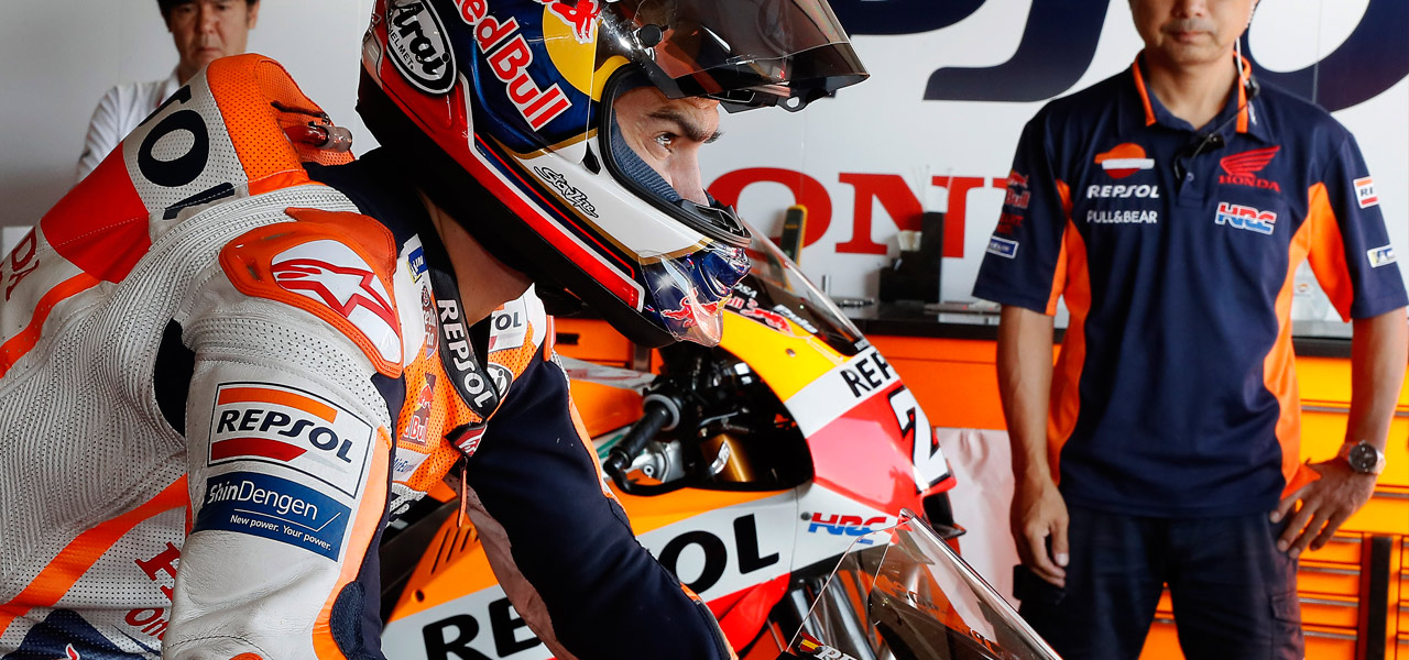 GP de Tailandia 2018 Dani Pedrosa en el box