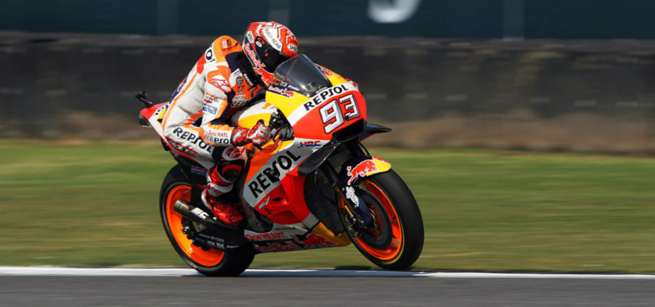 Márquez en el GP de Tailandia 2018