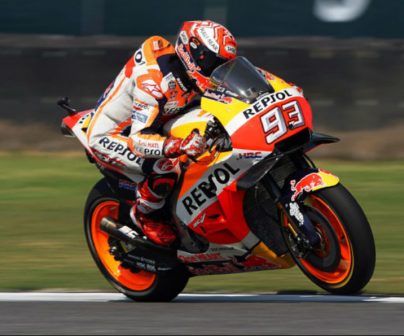 Márquez en el GP de Tailandia 2018