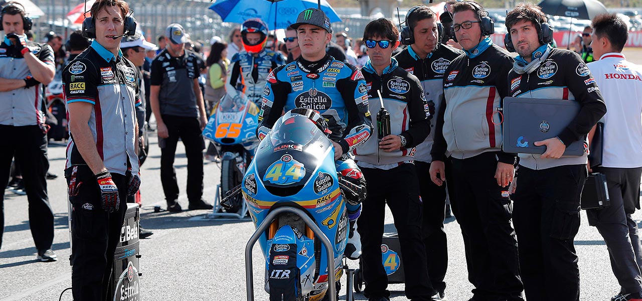 Arón Canet en la parrilla de Salida