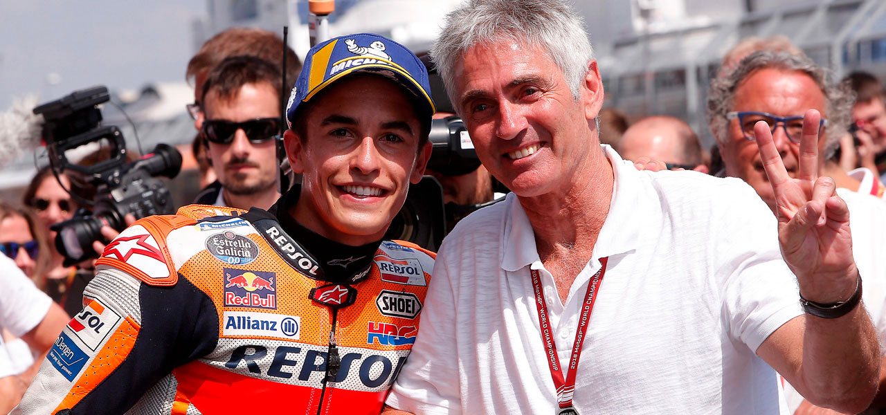 Marc Márquez y Mick Doohan
