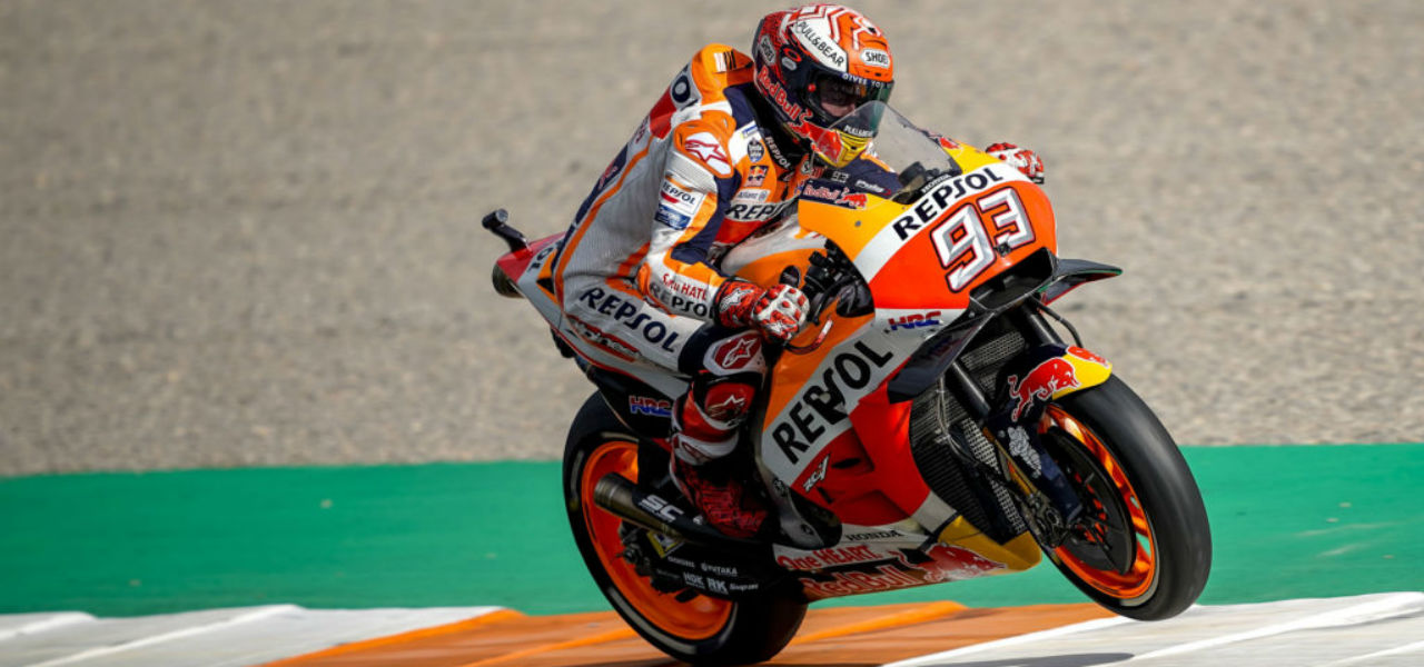 Marc Márquez en Valencia 2018