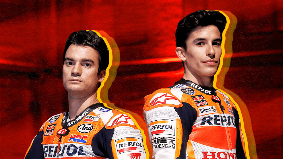 Marc Márquez y Dani Pedrosa. Quizz piloto.
