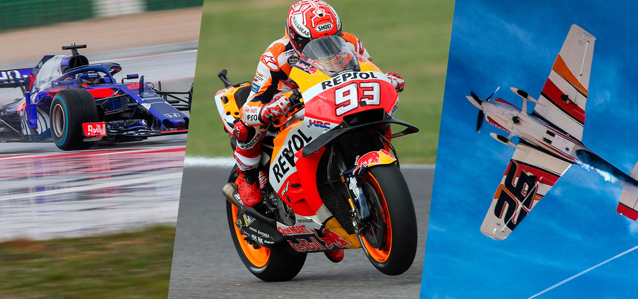 Formula1 MotoGP y Avión en montaje