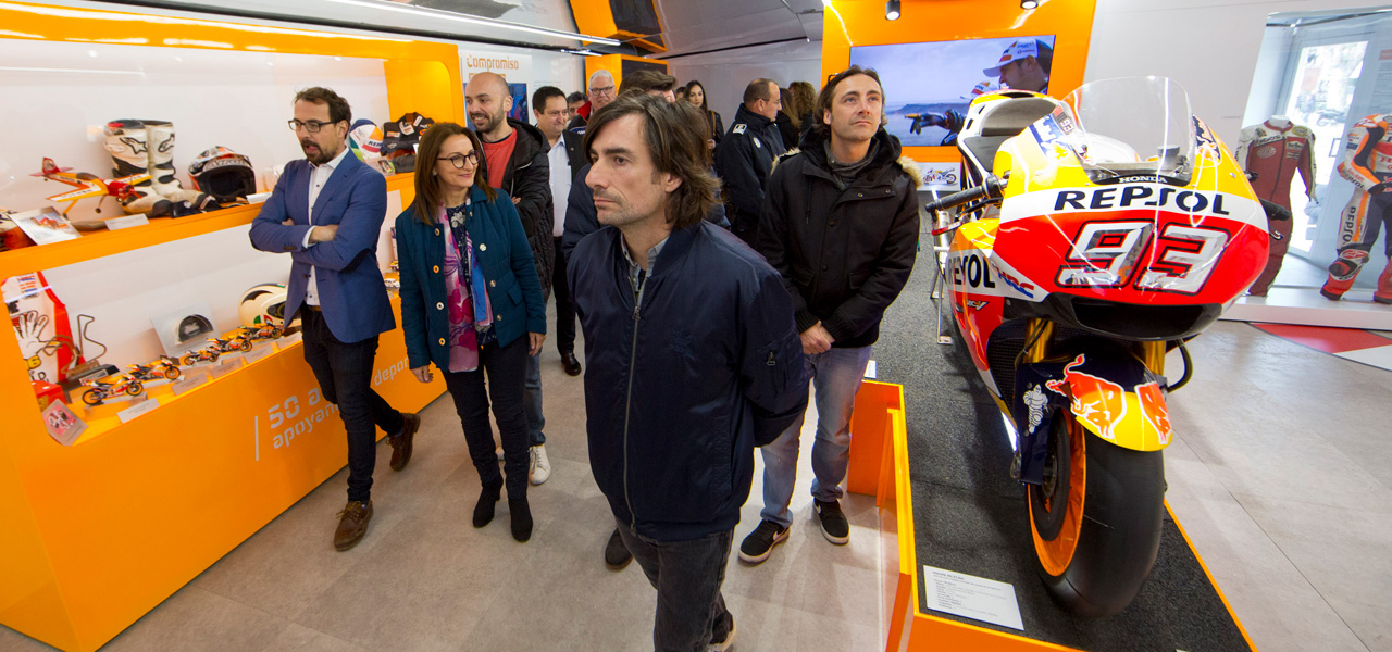 Gelete y Pablo Nieto en exposición Repsol