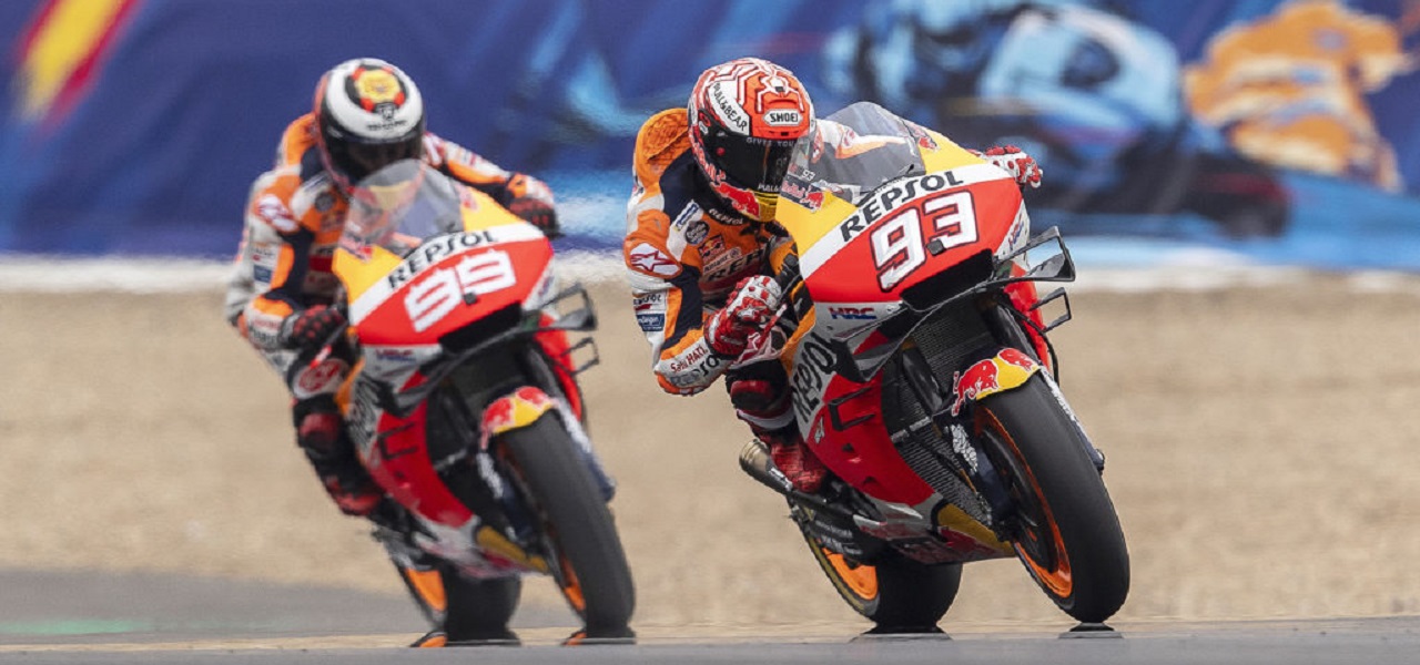 Márquez y Lorenzo en el GP de ESpaña 2019