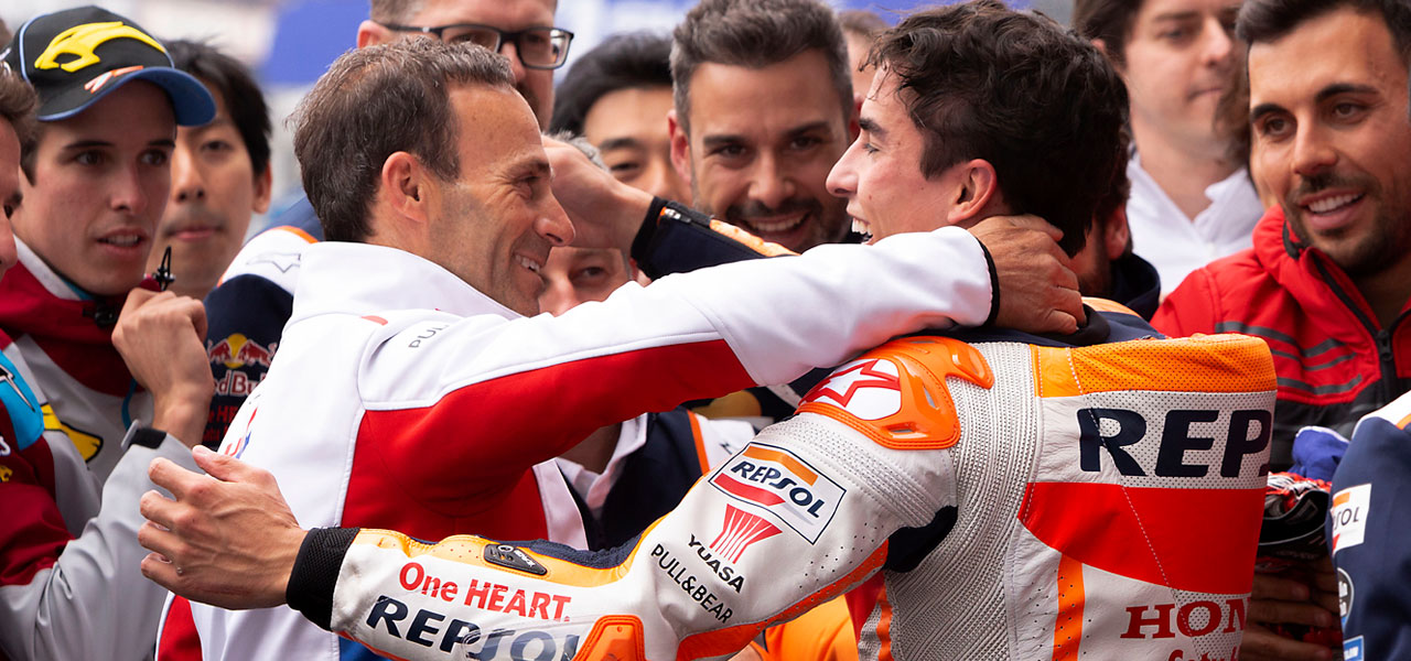 Alberto Puig y Marc Márquez