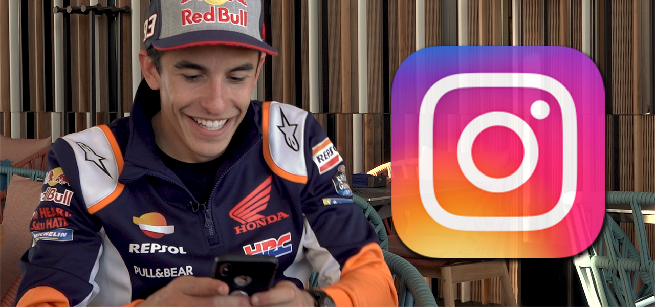 Marc Márquez nos enseña su instagram