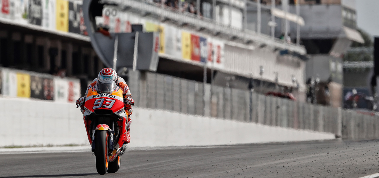 Marc Márquez en la Honda