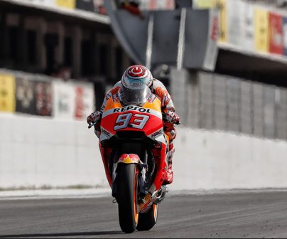 Marc Márquez en la Honda