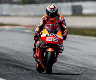 Márquez y Lorenzo pilotando la RC213V