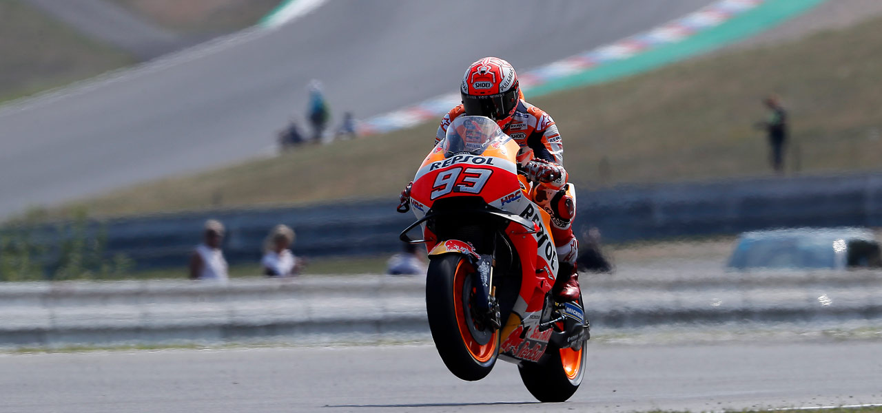 Marc márquez en Brno en 2018
