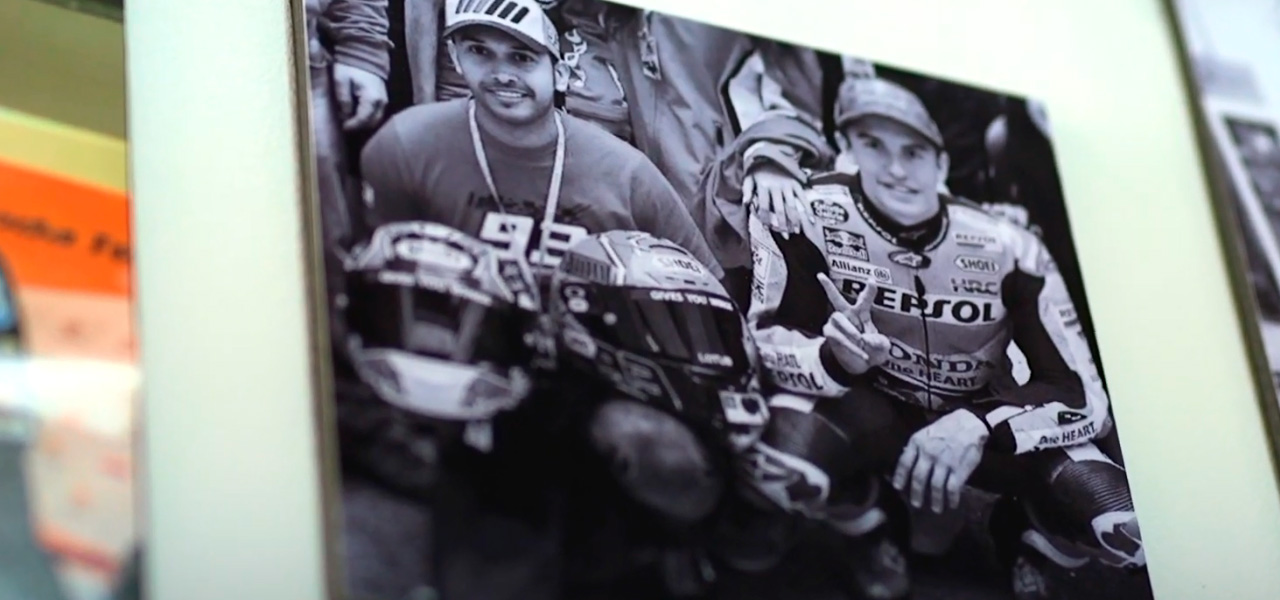 Foto de fan con Marc Márquez