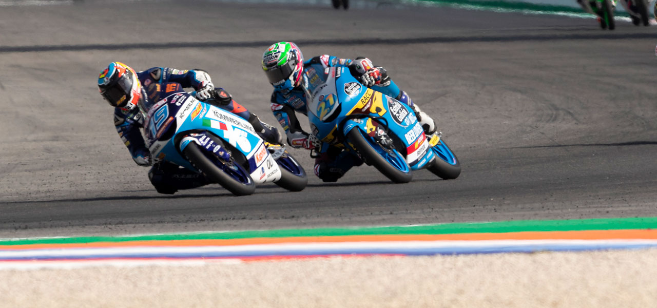 Moto3 San Marino 2019 alonso López en pista