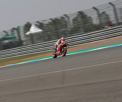 Marc Márquez rodando en el GP de Tailandia