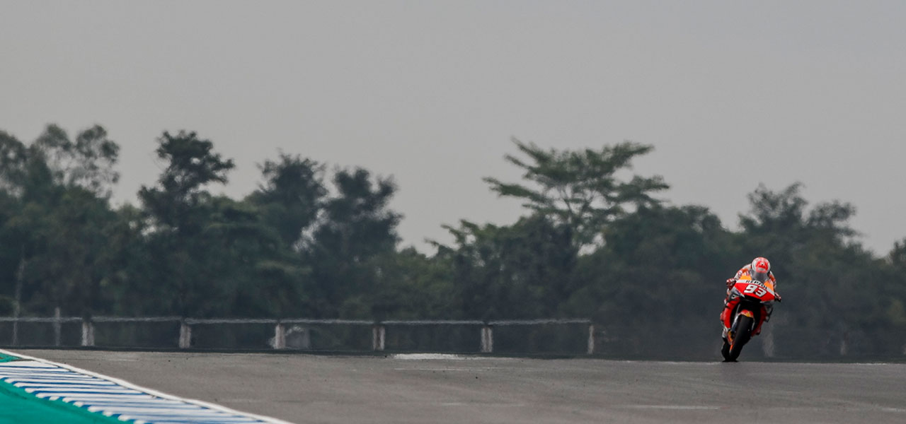 Marc Márquez rodando en Buriram