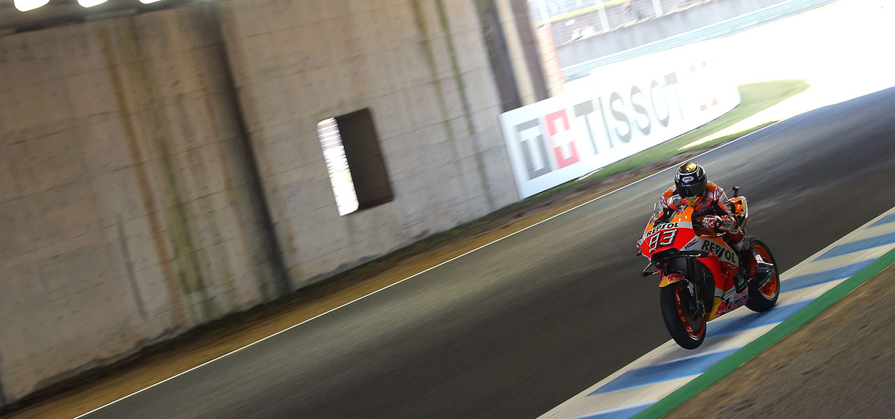 Marc Márquez rodando en Motegi