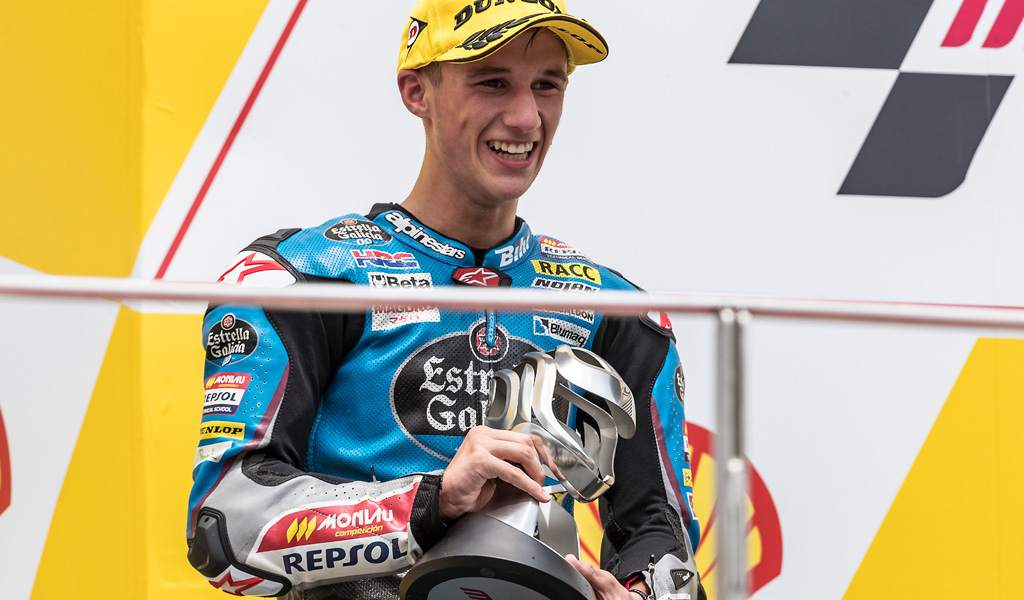 Sergio garcía consigue su primer podio en Moto3