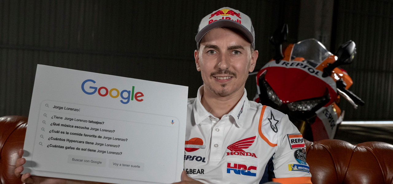 Jorge lorenzo responde a o más buscado sobre él en Google
