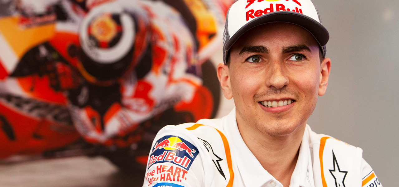 Jorge Lorenzo en rueda de prensa