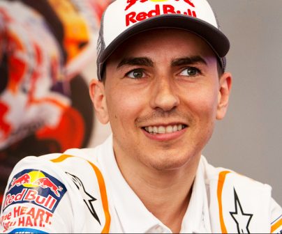 Jorge Lorenzo en rueda de prensa
