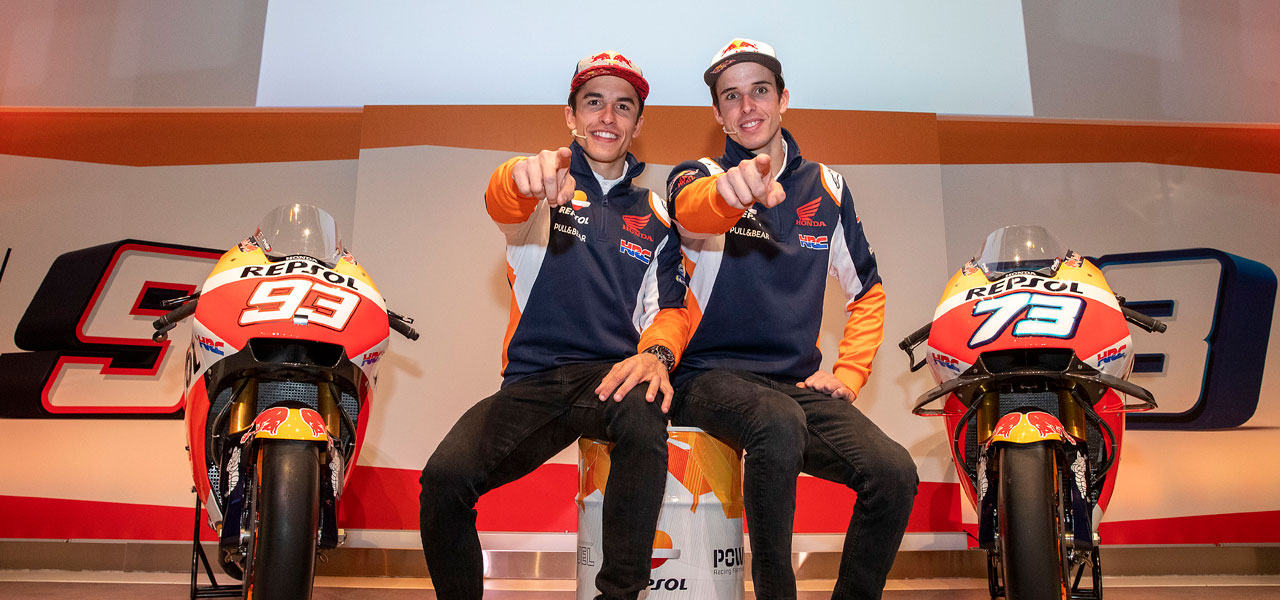 Marc Márquez y Álex Márquez en Campus Resol