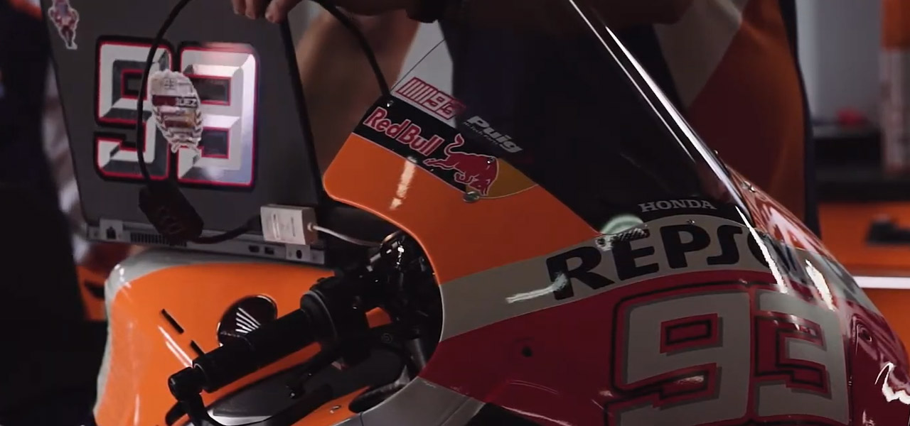 Plano detalle de la RC213V