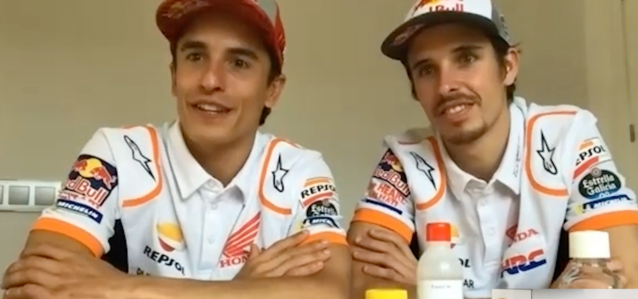 Marc y Álex Márquez preparados para hacer su propio gel desinfectante