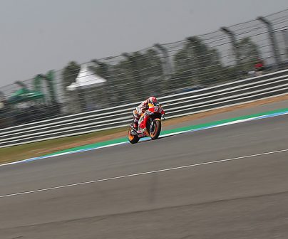 Marc Márquez rodando en el GP de Tailandia