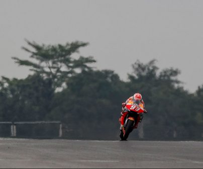 Marc Márquez rodando en Buriram