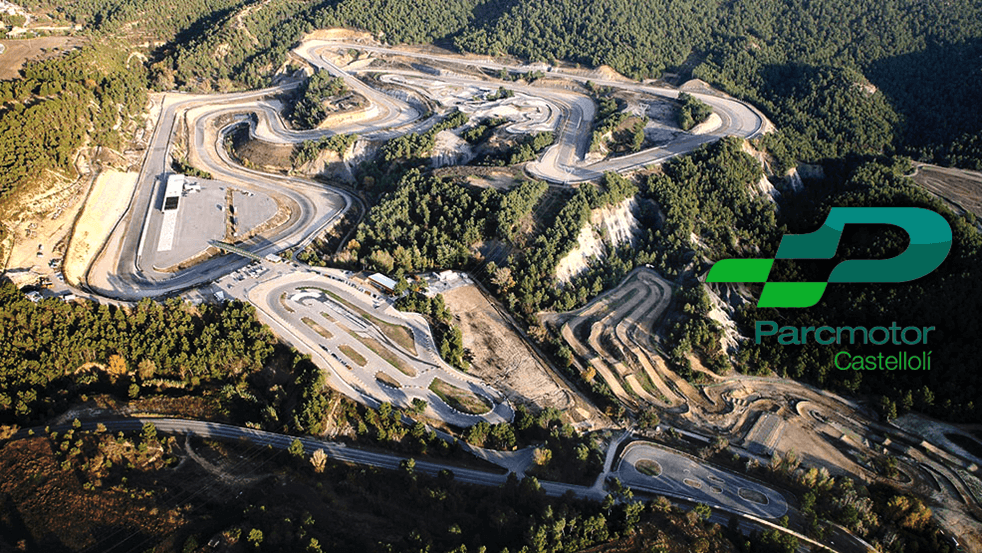 Parcmotor Castellolí, vista aérea