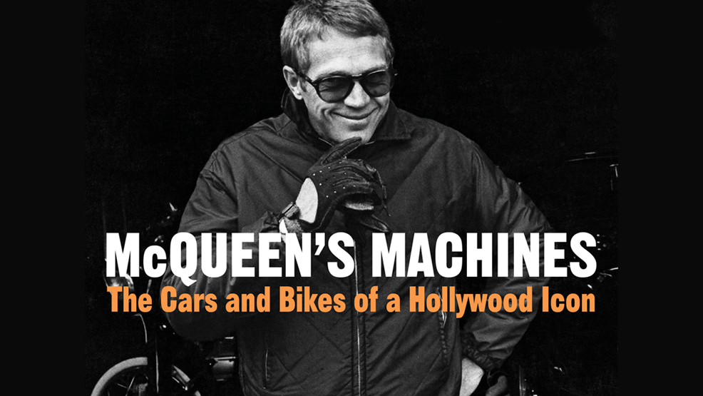 Steev McQueen con gafas de sol y abrigo