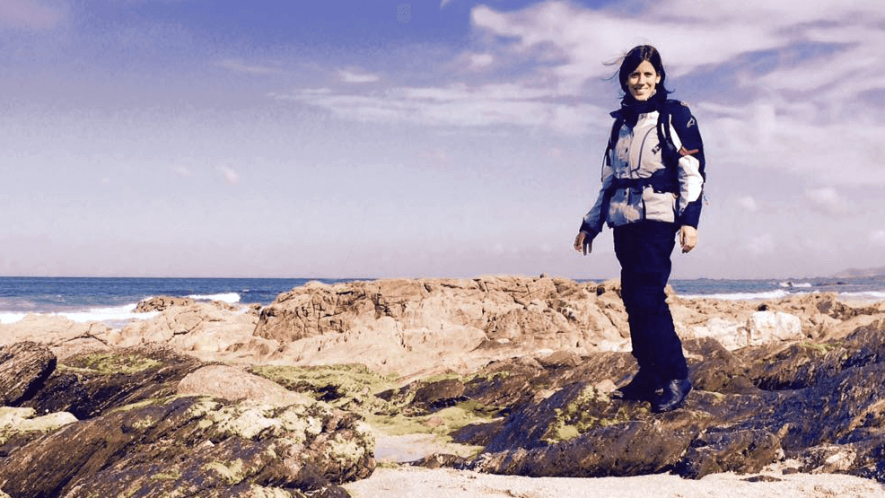 Guadalupe Araoz. La vuelta al mundo en moto