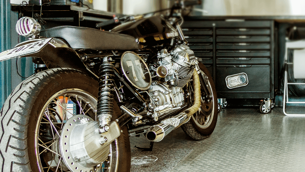 Moto Guzzi preparada