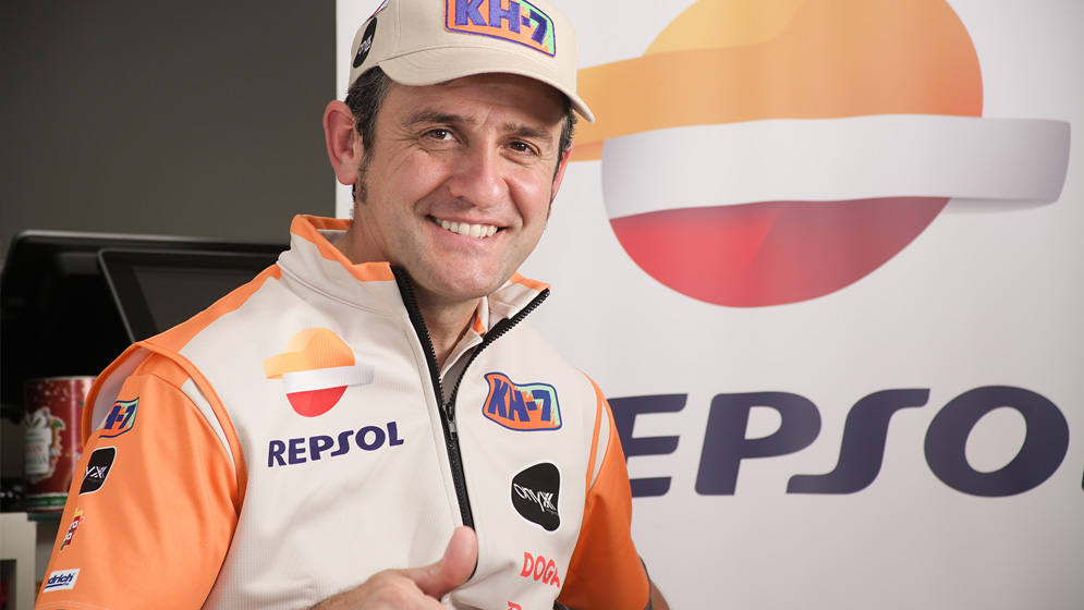 Isidre Esteve sonrie antes del Dakar 2018